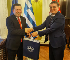 11 February 2022 The Head of the PFG with Greece and the Head of Greece-Serbia Parliamentary Friendship Group